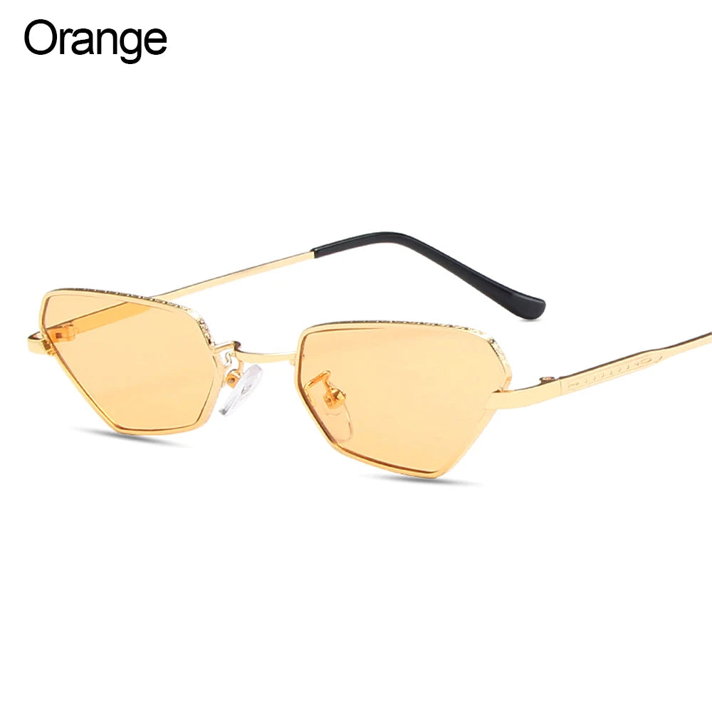 Gootrades Retro Small Oval Sunglasses Okulary Vintage Shades Sun Glasses for Men Women Small Frame Anti-Blue Light Eyeglasses