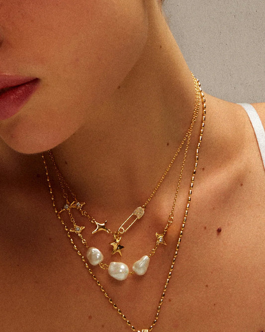 MINOA Celestial Charm Layered Necklace