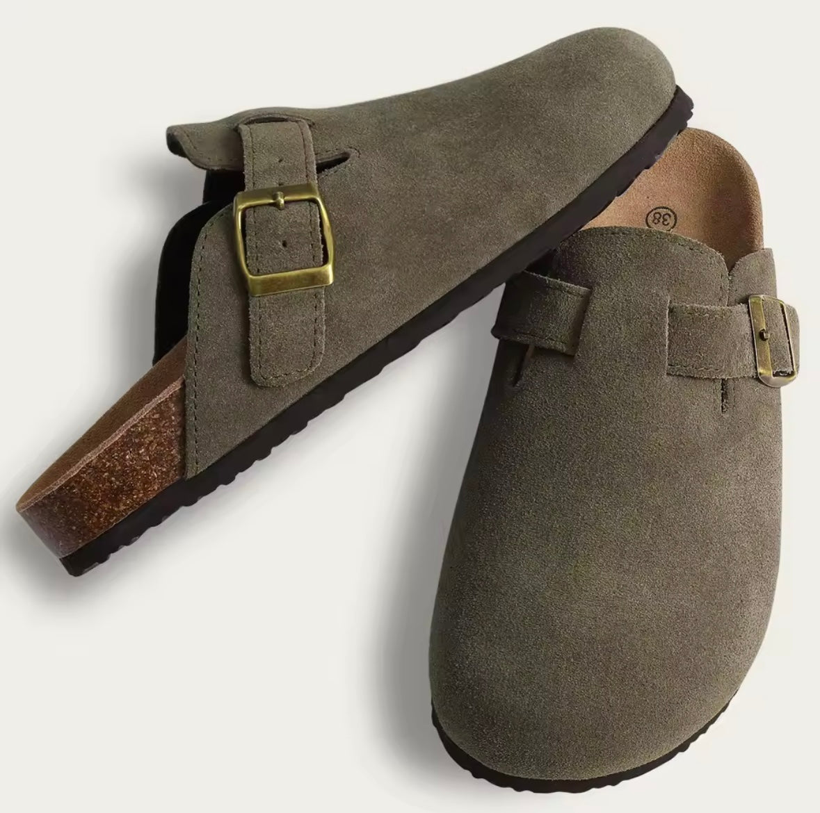 MINOA Comfy Double-Strap Sandals