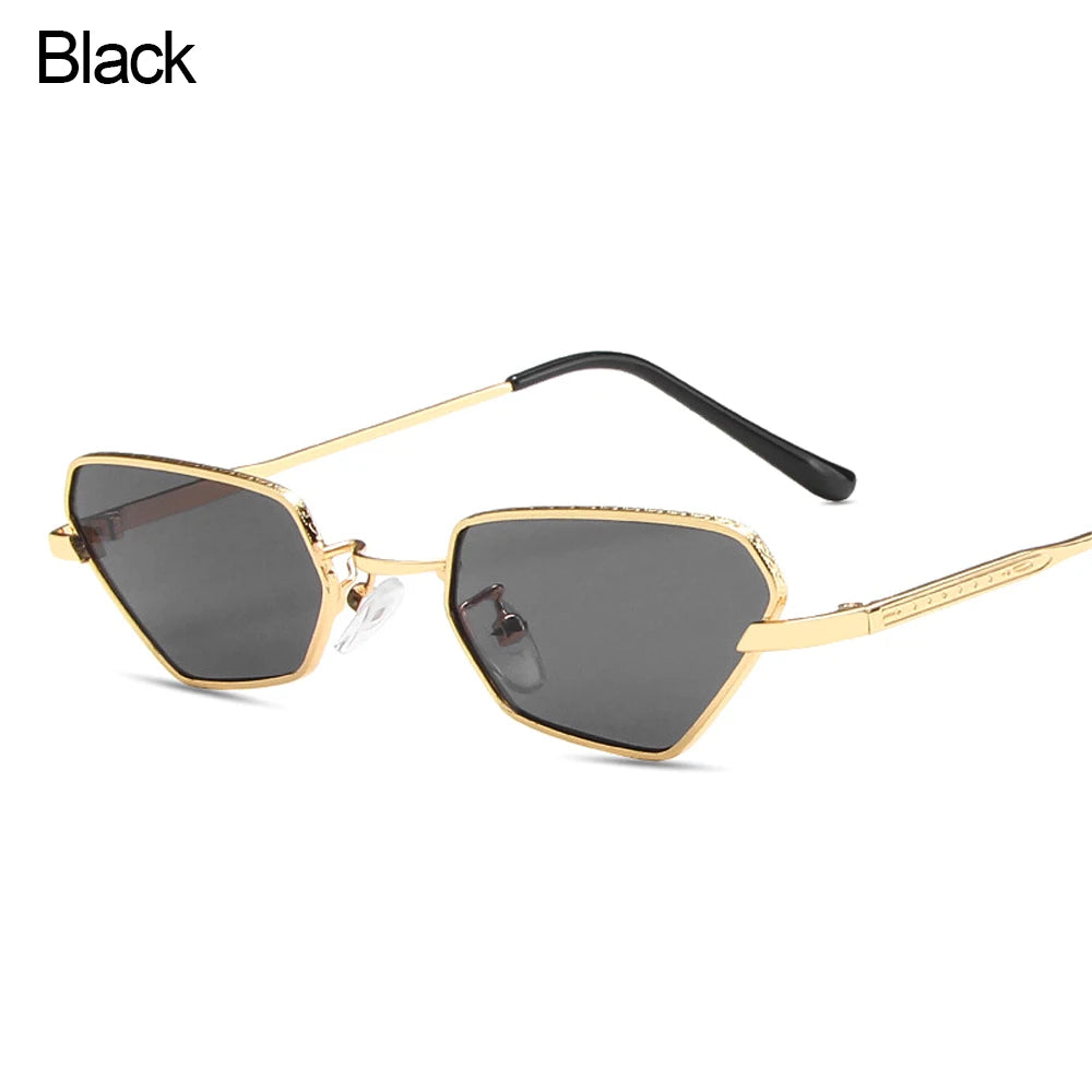 Gootrades Retro Small Oval Sunglasses Okulary Vintage Shades Sun Glasses for Men Women Small Frame Anti-Blue Light Eyeglasses