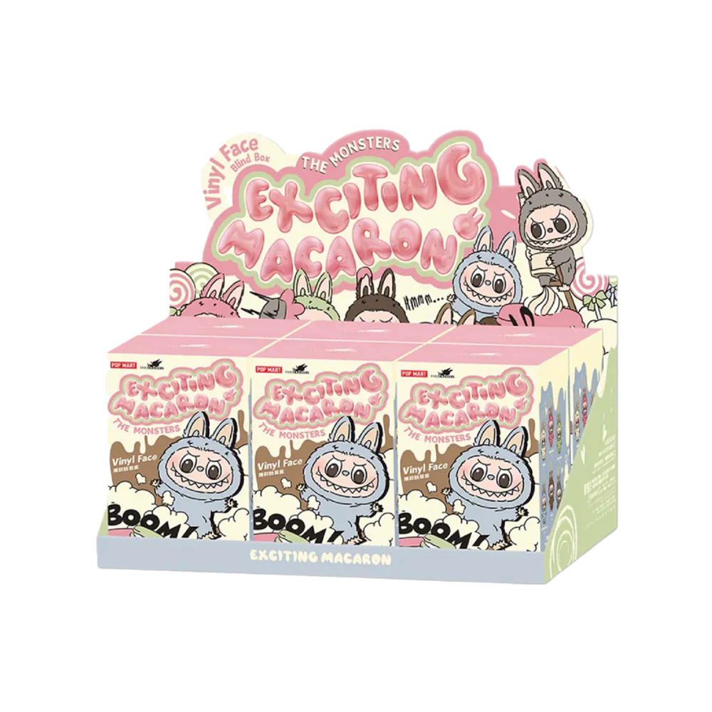 Pop Mart Labubu The Monsters Tasty Macarons Vinyl Face Blind Box