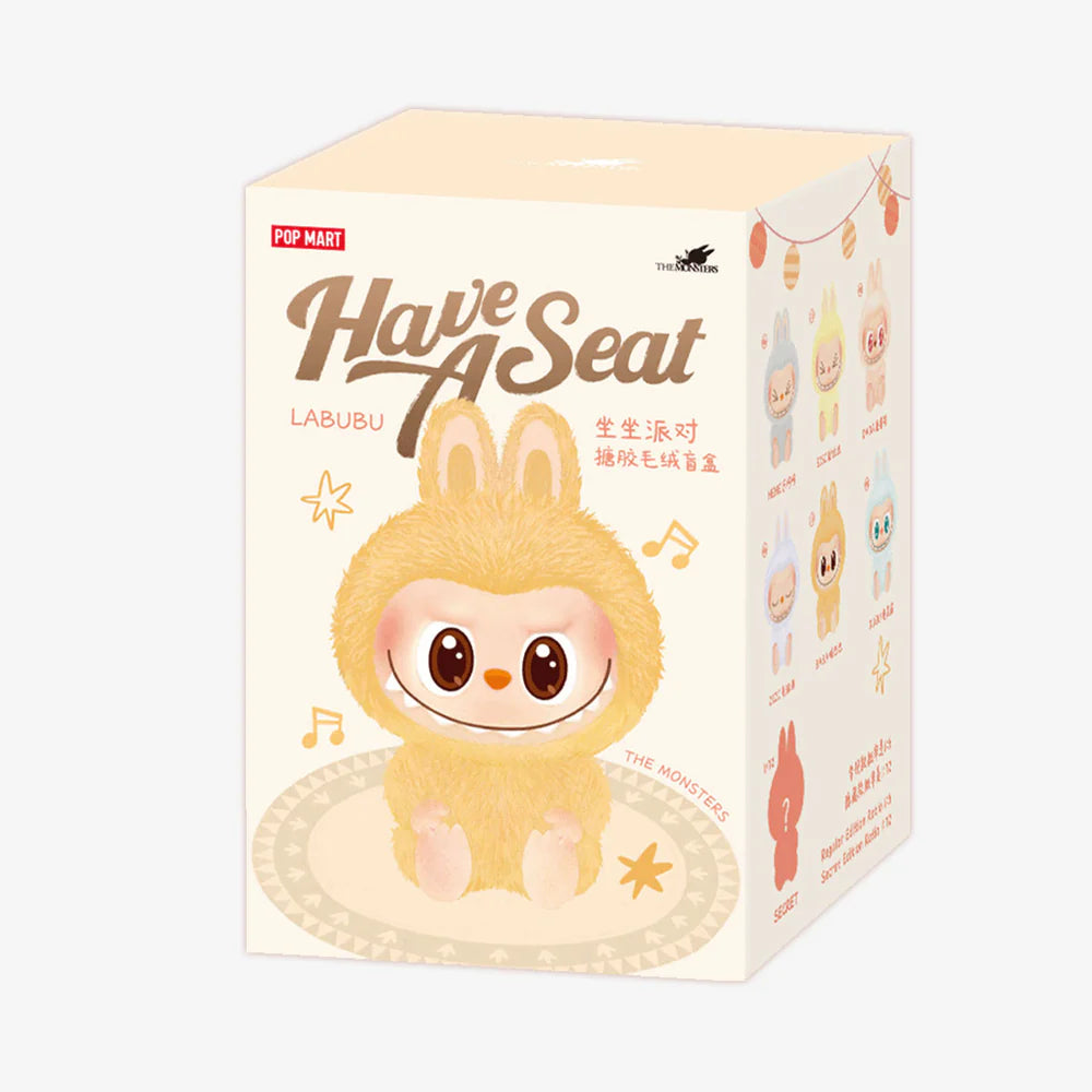 Pop Mart THE MONSTERS Labubu - Have a Seat Vinyl Plush Blind Box
